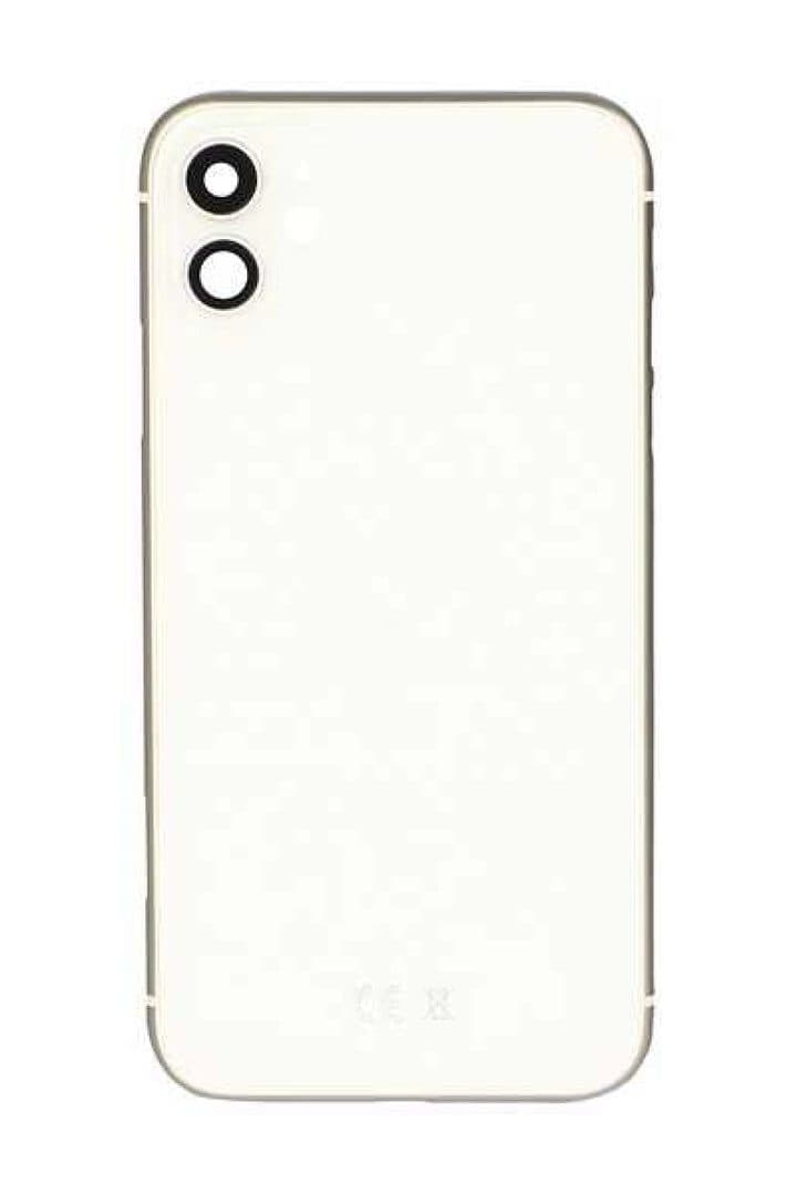 GemTech Apple Uyumlu iPhone 11 Kasa Kapak Beyaz Boş