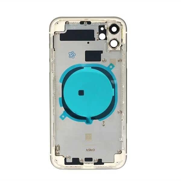 GemTech Apple Uyumlu iPhone 11 Kasa Kapak Beyaz Boş