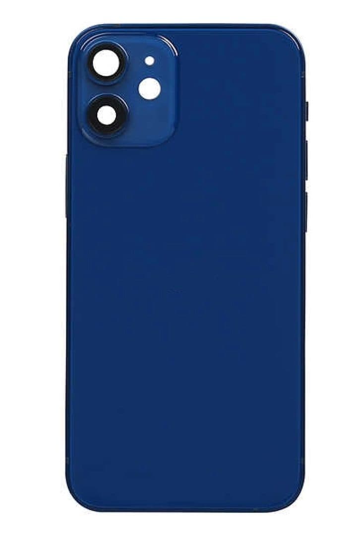 GemTech Apple Uyumlu iPhone 11 Kasa Kapak Mavi Dolu