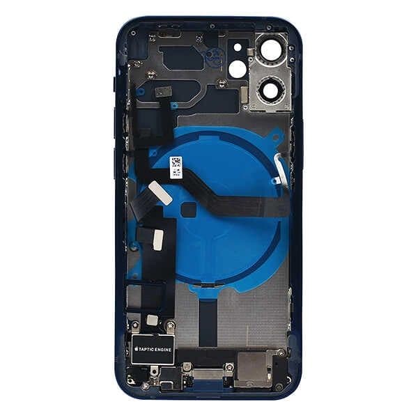 GemTech Apple Uyumlu iPhone 11 Kasa Kapak Mavi Dolu