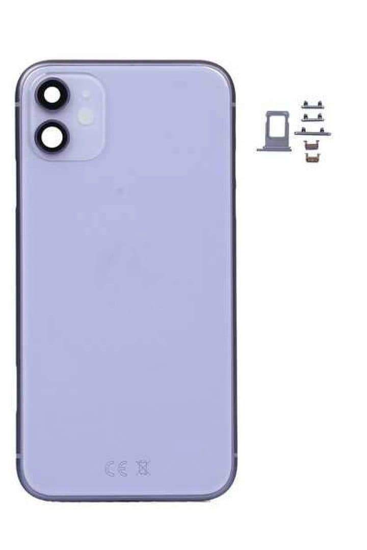 GemTech Apple Uyumlu iPhone 11 Kasa Kapak Mor Boş