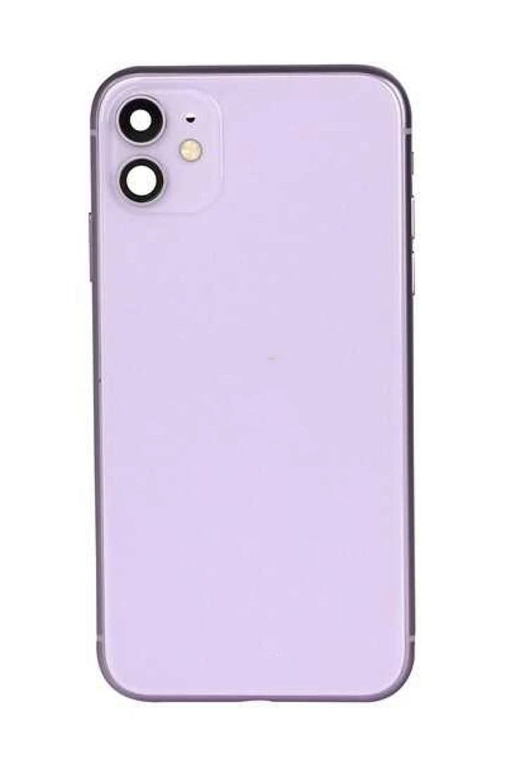 GemTech Apple Uyumlu iPhone 11 Kasa Kapak Mor Dolu