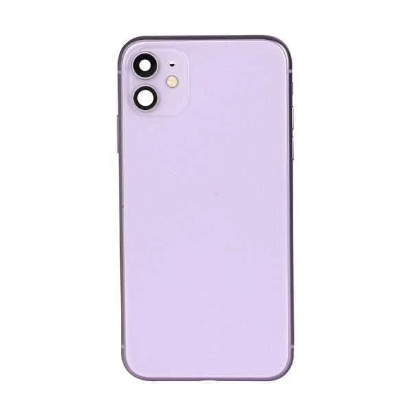 GemTech Apple Uyumlu iPhone 11 Kasa Kapak Mor Dolu