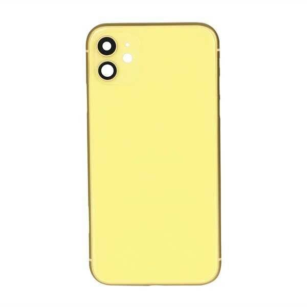 GemTech Apple Uyumlu iPhone 11 Kasa Kapak Sarı Boş
