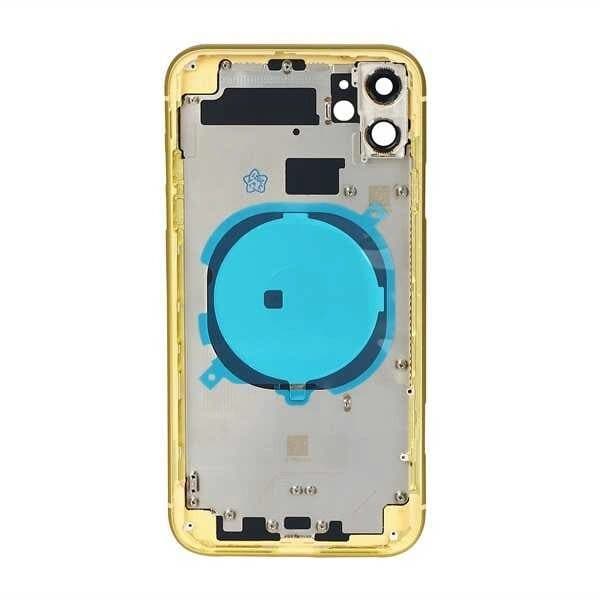 GemTech Apple Uyumlu iPhone 11 Kasa Kapak Sarı Boş