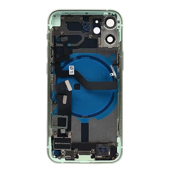 GemTech Apple Uyumlu iPhone 11 Kasa Kapak Yeşil Dolu