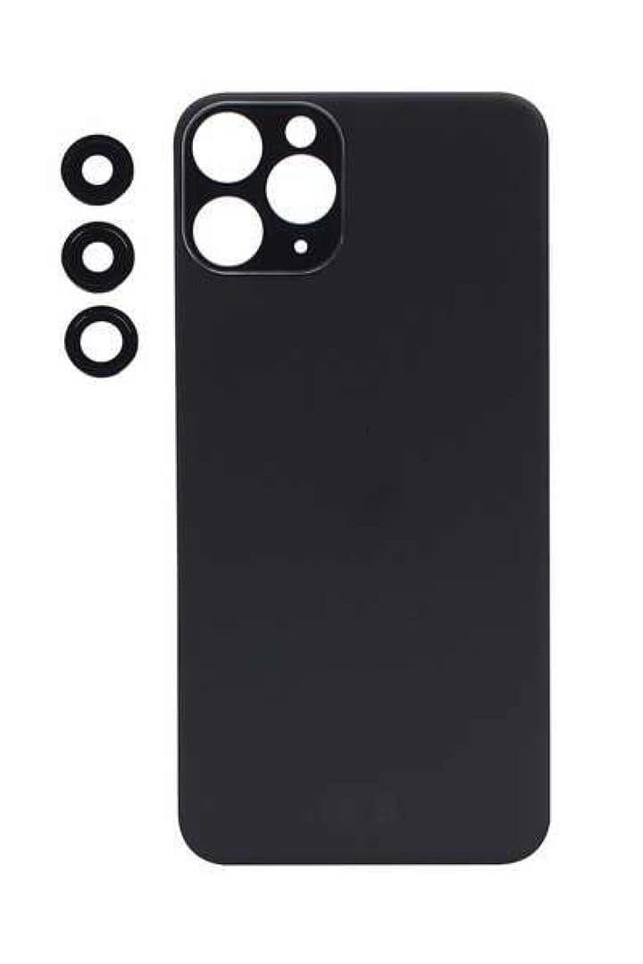 GemTech Apple Uyumlu iPhone 11 Pro Arka Kapak Kamera Lensli Siyah