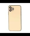 GemTech Apple Uyumlu iPhone 11 Pro Kasa Kapak Gold Dolu