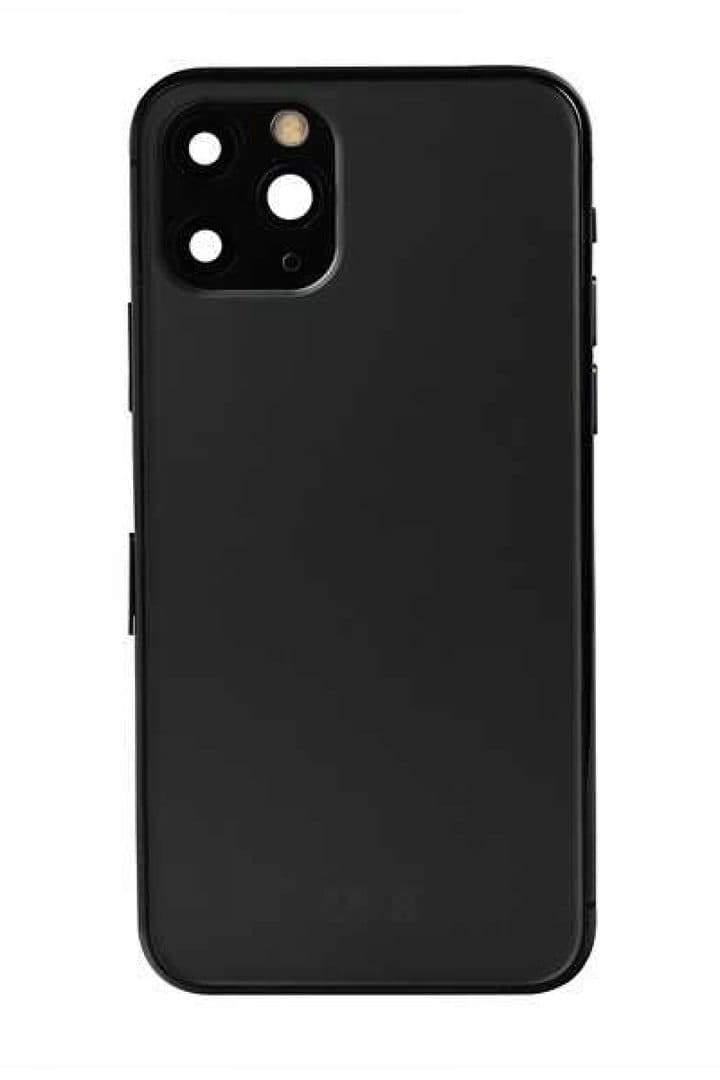 GemTech Apple Uyumlu iPhone 11 Pro Kasa Kapak Siyah Dolu