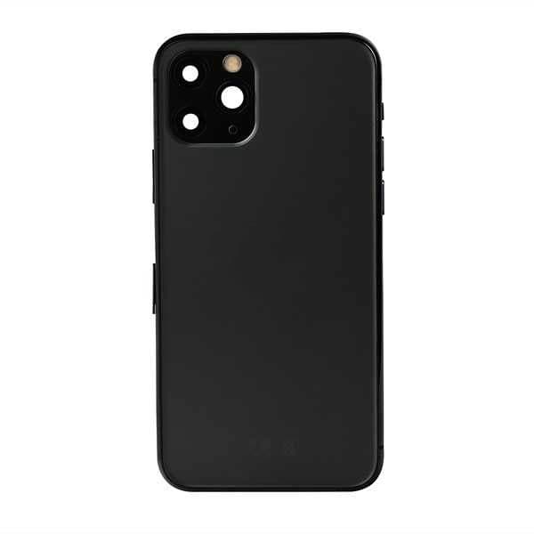 GemTech Apple Uyumlu iPhone 11 Pro Kasa Kapak Siyah Dolu