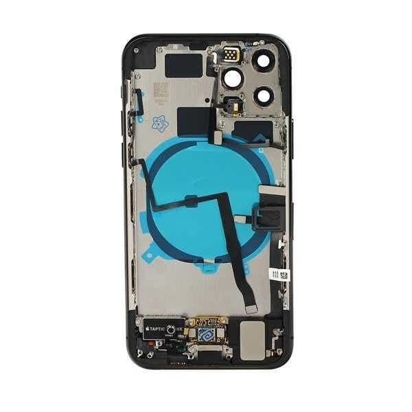 GemTech Apple Uyumlu iPhone 11 Pro Kasa Kapak Siyah Dolu