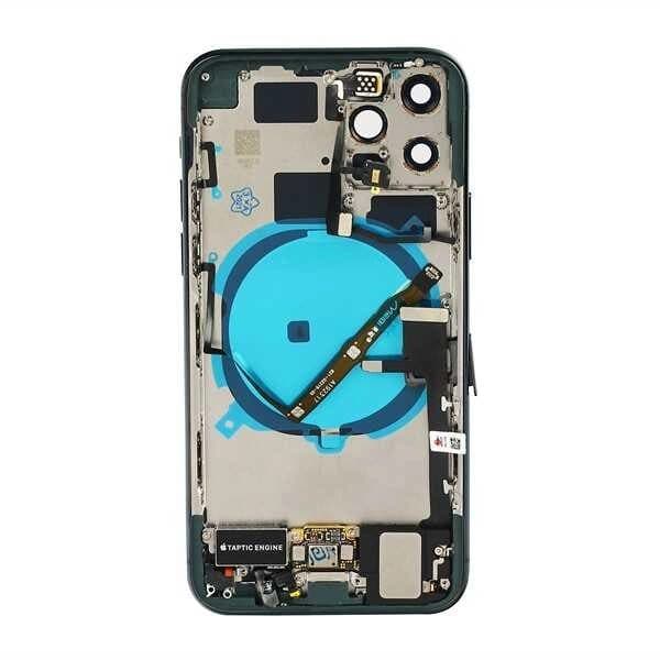 GemTech Apple Uyumlu iPhone 11 Pro Kasa Kapak Yeşil Dolu