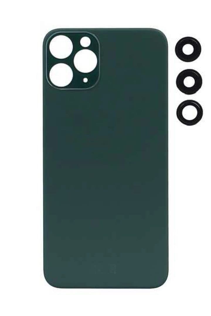 GemTech Apple Uyumlu iPhone 11 Pro Max Arka Kapak Kamera Lensli Yeşil
