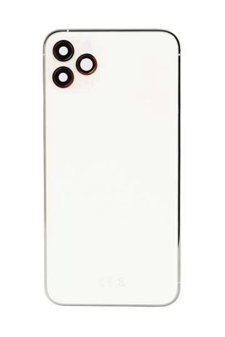 GemTech Apple Uyumlu iPhone 11 Pro Max Kasa Kapak Beyaz Boş