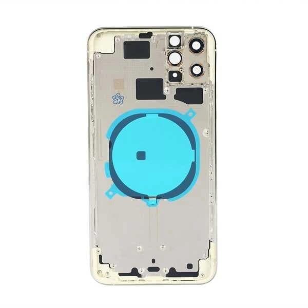 GemTech Apple Uyumlu iPhone 11 Pro Max Kasa Kapak Beyaz Boş