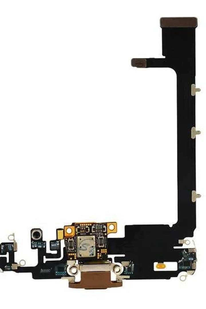 GemTech Apple Uyumlu iPhone 11 Pro Max Şarj Soketli Mikrofon Filmi Flex Gold Servis
