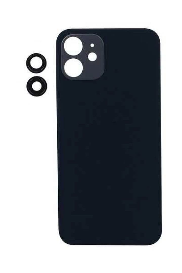 GemTech Apple Uyumlu iPhone 12 Arka Kapak Kamera Lensli Siyah