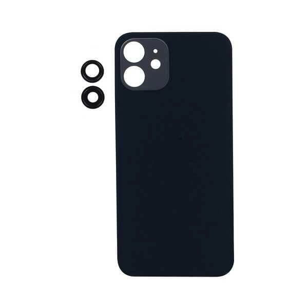 GemTech Apple Uyumlu iPhone 12 Arka Kapak Kamera Lensli Siyah