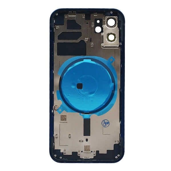 GemTech Apple Uyumlu iPhone 12 Kasa Kapak Mavi Boş