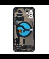 GemTech Apple Uyumlu iPhone 12 Kasa Kapak Siyah Dolu