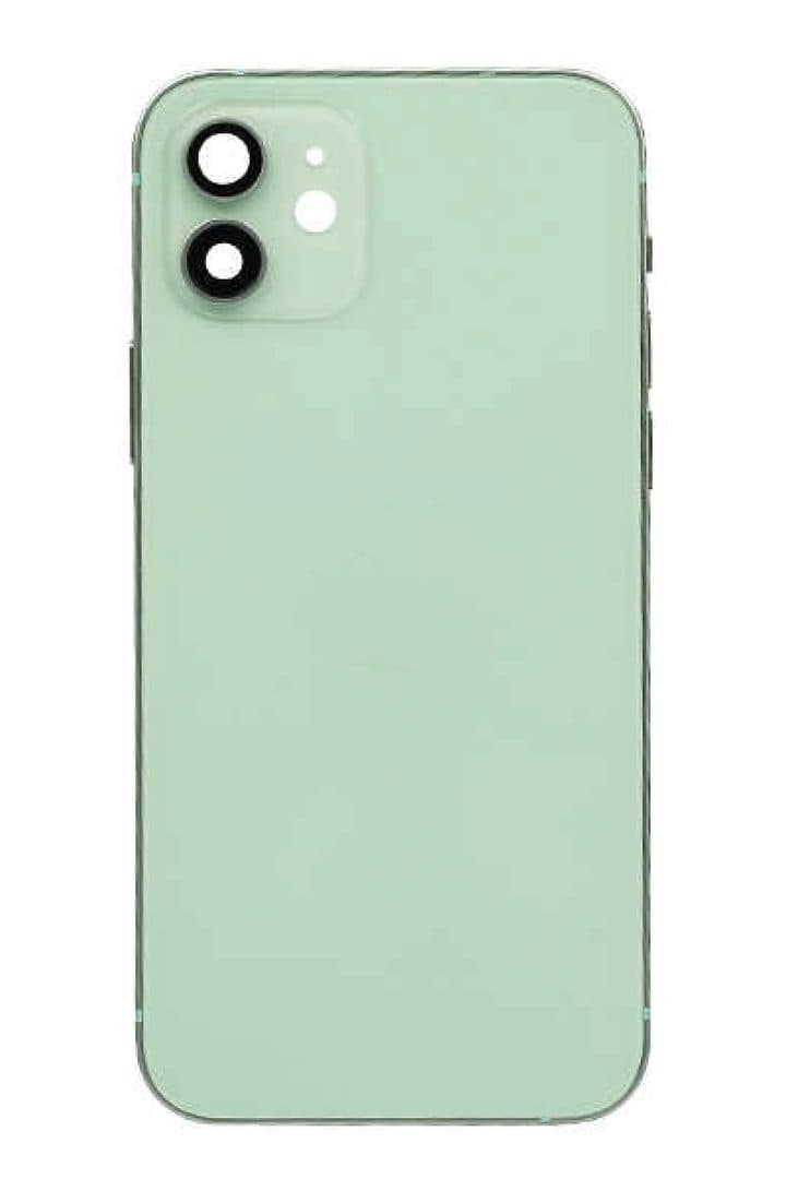 GemTech Apple Uyumlu iPhone 12 Kasa Kapak Yeşil Dolu