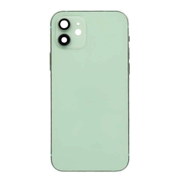 GemTech Apple Uyumlu iPhone 12 Kasa Kapak Yeşil Dolu
