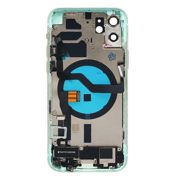 GemTech Apple Uyumlu iPhone 12 Kasa Kapak Yeşil Dolu