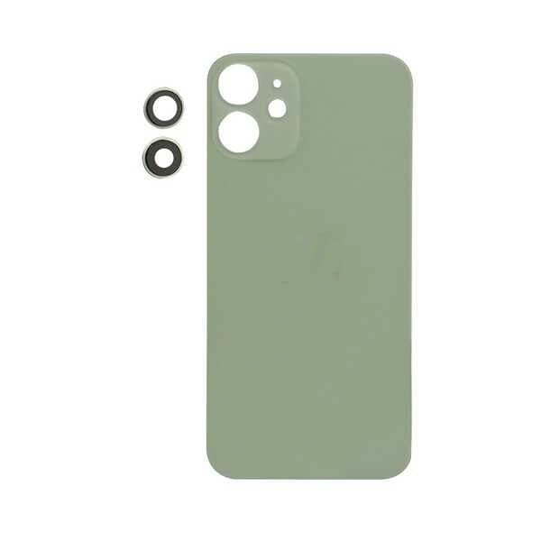 GemTech Apple Uyumlu iPhone 12 Mini Arka Kapak Kamera Lensli Yeşil