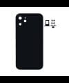 GemTech Apple Uyumlu iPhone 12 Mini Kasa Kapak Siyah Boş
