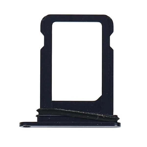 GemTech Apple Uyumlu iPhone 12 Mini Sim Kart Tepsisi Siyah Çift Simli