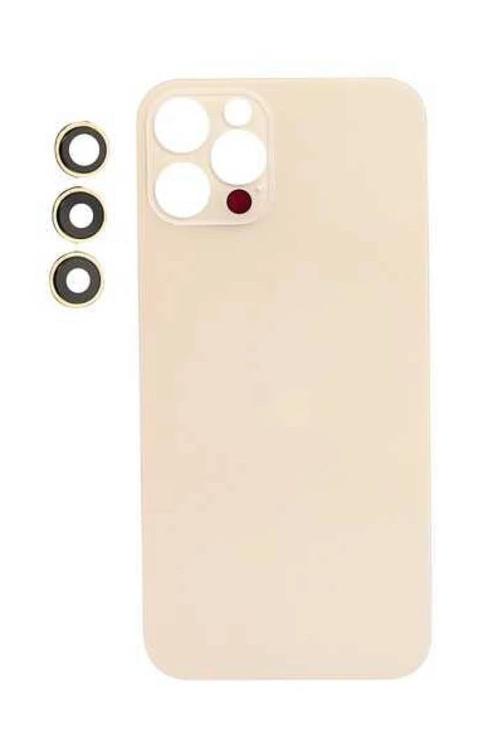 GemTech Apple Uyumlu iPhone 12 Pro Arka Kapak Kamera Lensli Gold
