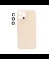 GemTech Apple Uyumlu iPhone 12 Pro Arka Kapak Kamera Lensli Gold