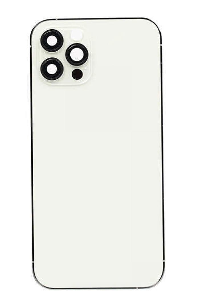 GemTech Apple Uyumlu iPhone 12 Pro Kasa Kapak Beyaz Boş