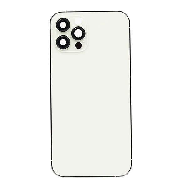 GemTech Apple Uyumlu iPhone 12 Pro Kasa Kapak Beyaz Boş