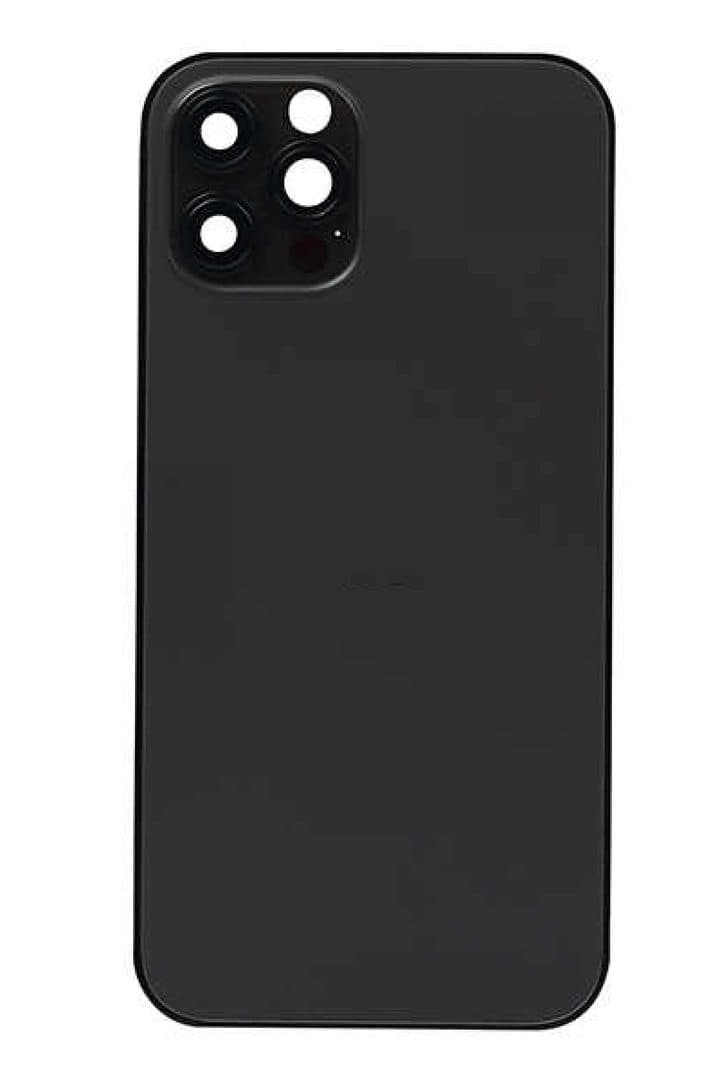 GemTech Apple Uyumlu iPhone 12 Pro Kasa Kapak Siyah Boş