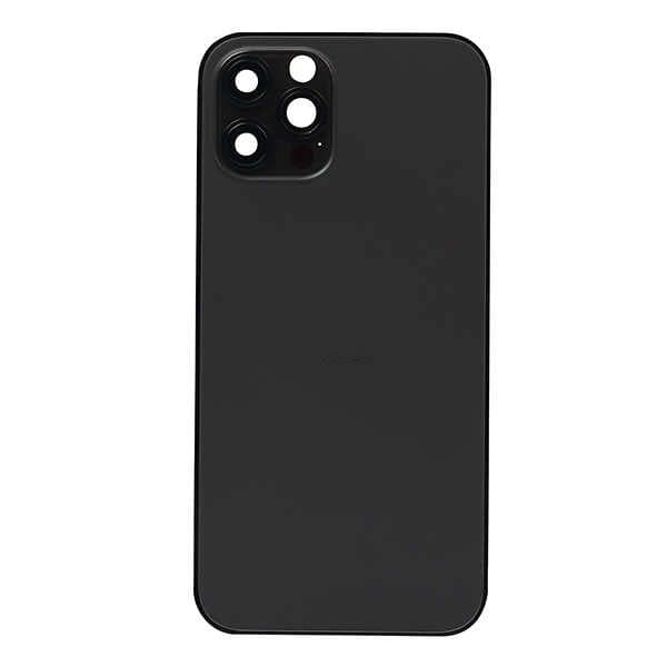 GemTech Apple Uyumlu iPhone 12 Pro Kasa Kapak Siyah Boş