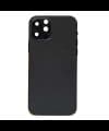 GemTech Apple Uyumlu iPhone 12 Pro Kasa Kapak Siyah Dolu