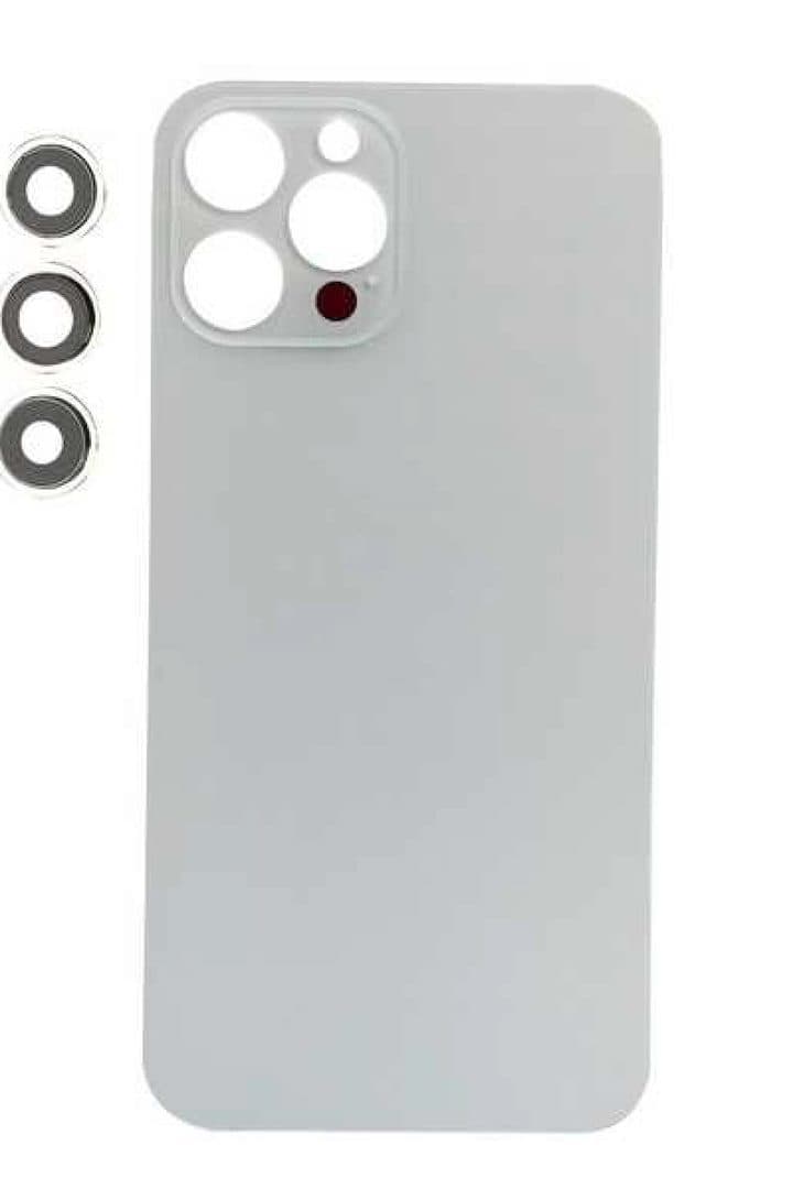 GemTech Apple Uyumlu iPhone 12 Pro Max Arka Kapak Kamera Lensli Beyaz