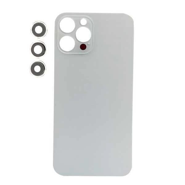 GemTech Apple Uyumlu iPhone 12 Pro Max Arka Kapak Kamera Lensli Beyaz