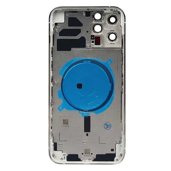 GemTech Apple Uyumlu iPhone 12 Pro Max Kasa Kapak Beyaz Boş