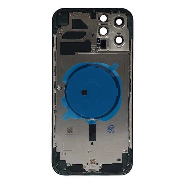 GemTech Apple Uyumlu iPhone 12 Pro Max Kasa Kapak Mavi Boş