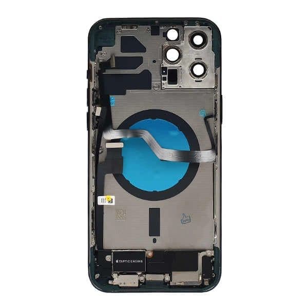 GemTech Apple Uyumlu iPhone 12 Pro Max Kasa Kapak Mavi Dolu