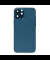 GemTech Apple Uyumlu iPhone 12 Pro Max Kasa Kapak Mavi Dolu