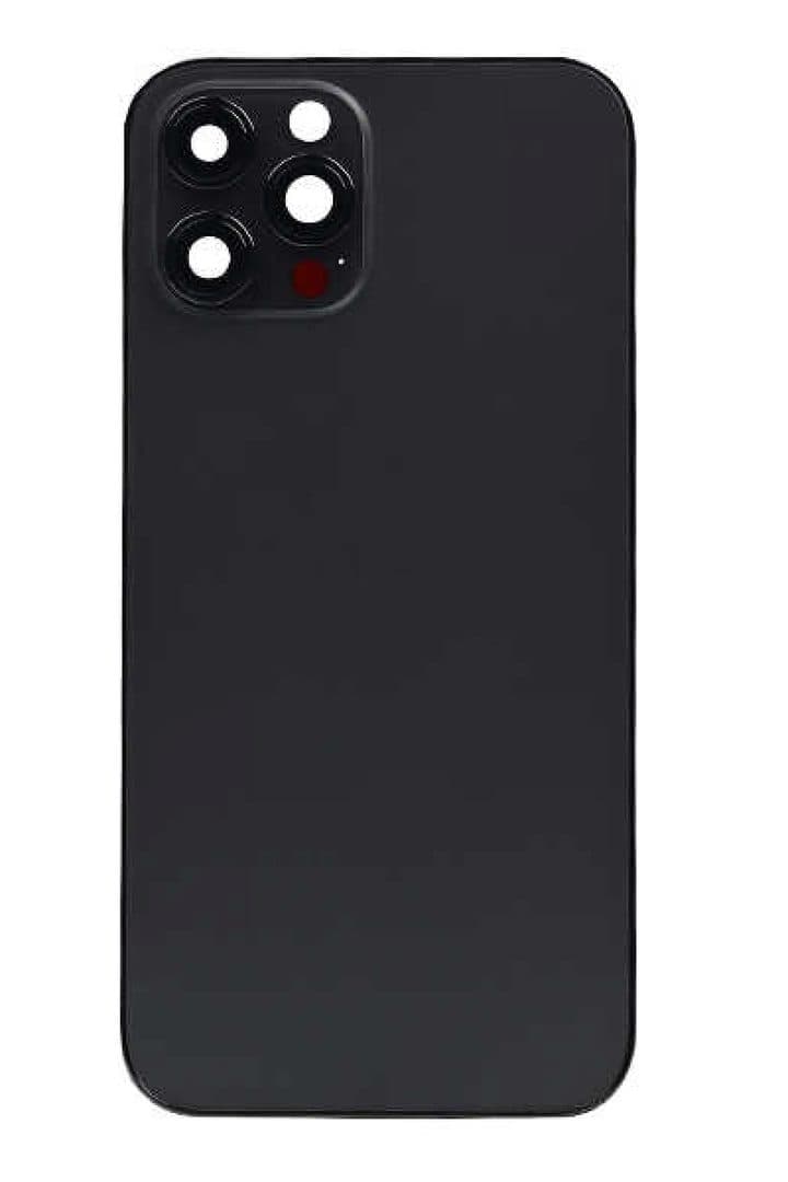 GemTech Apple Uyumlu iPhone 12 Pro Max Kasa Kapak Siyah Boş