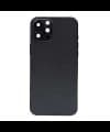 GemTech Apple Uyumlu iPhone 12 Pro Max Kasa Kapak Siyah Dolu