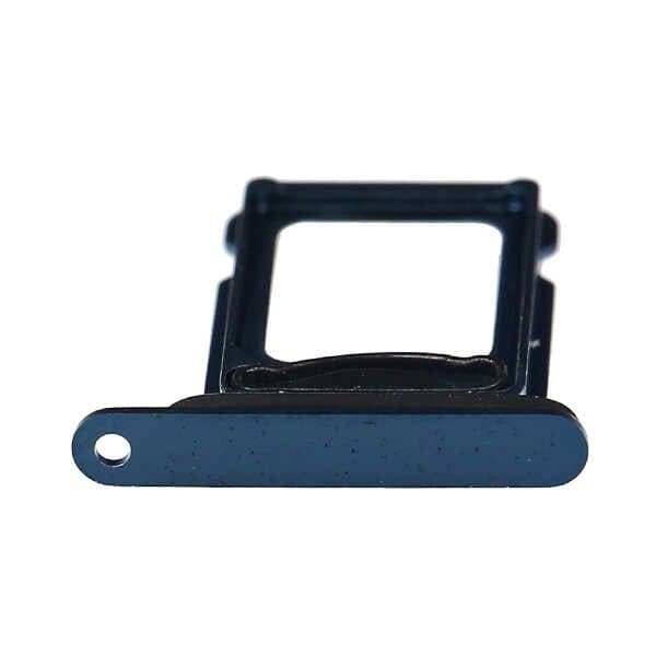 GemTech Apple Uyumlu iPhone 12 Pro Max Sim Kart Tepsisi Mavi Çift Simli