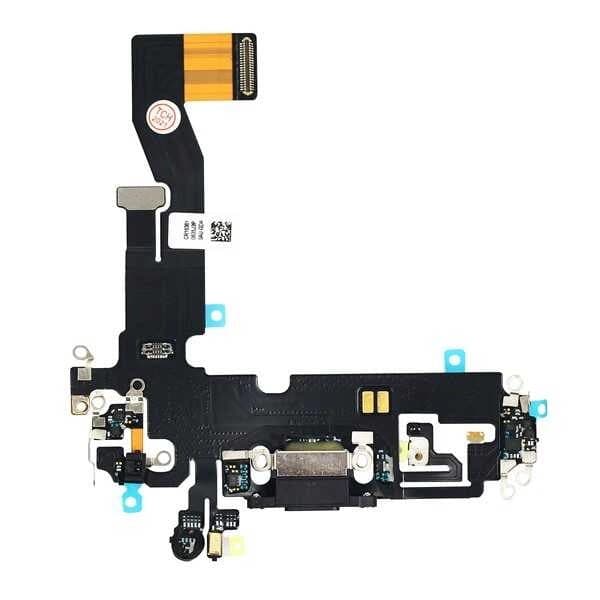 GemTech Apple Uyumlu iPhone 12 Pro Şarj Soketli Mikrofon Filmi Flex Siyah