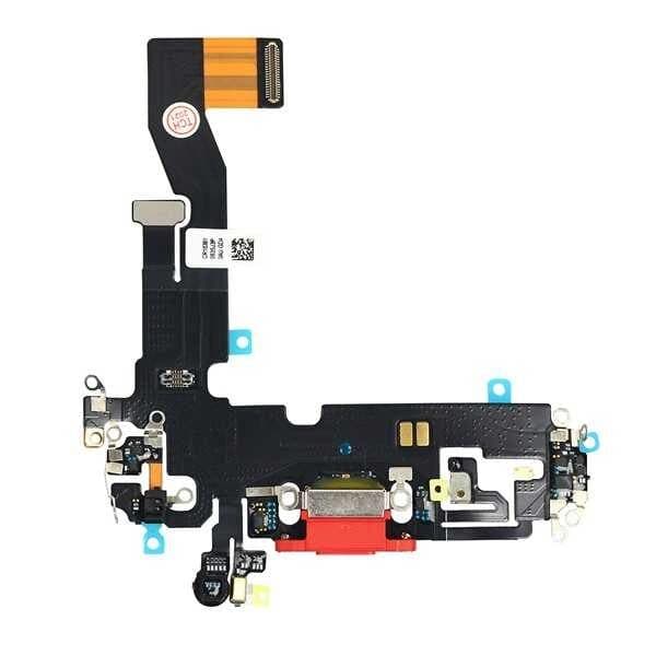 GemTech Apple Uyumlu iPhone 12 Şarj Soketli Mikrofon Filmi Flex Kırmızı