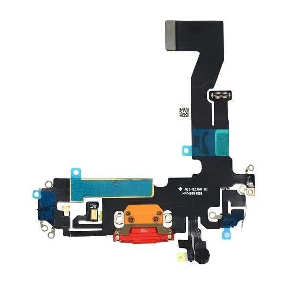 GemTech Apple Uyumlu iPhone 12 Şarj Soketli Mikrofon Filmi Flex Kırmızı