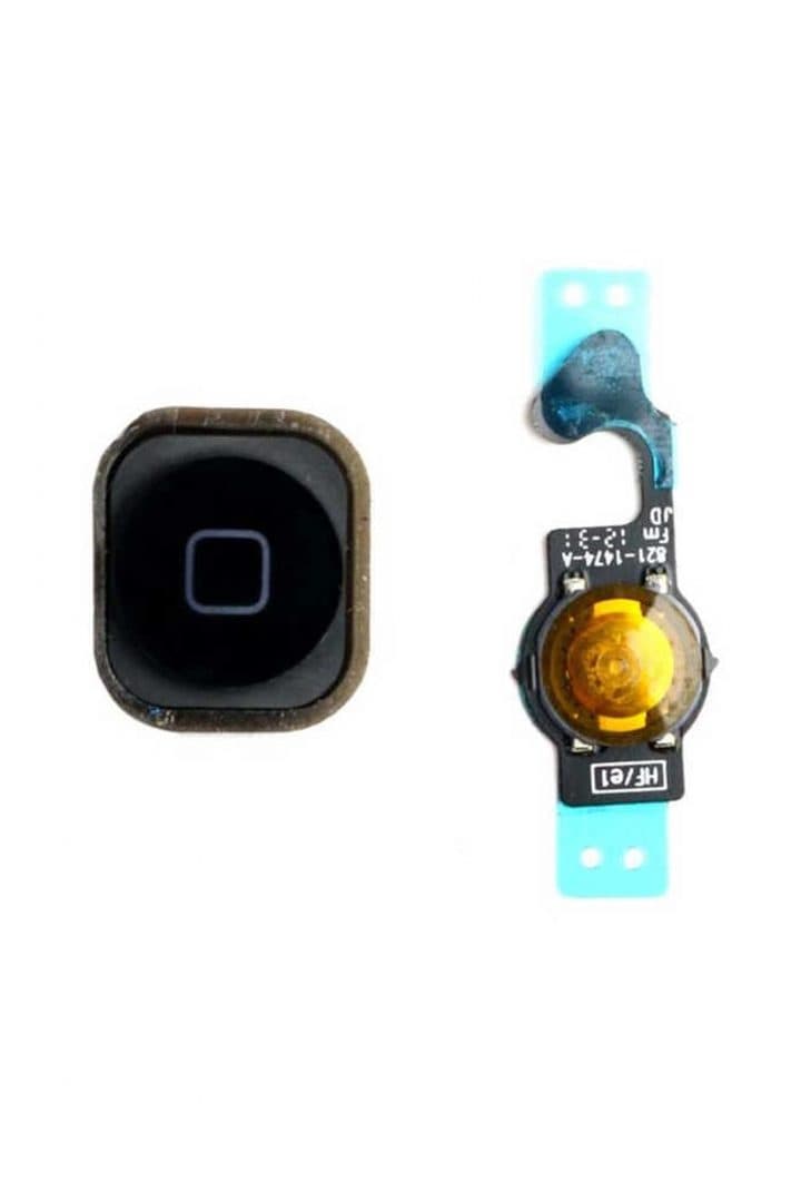 GemTech Apple Uyumlu iPhone 5 Home Tuş Bordu Filmi Siyah